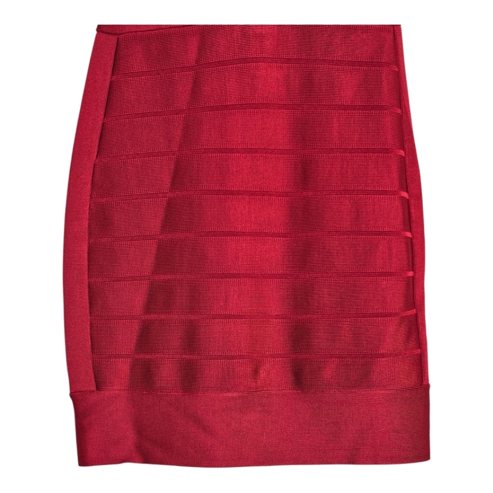 NWOT French Connection Bandage Red Mini Dress - size 2 - Picture 10 of 12